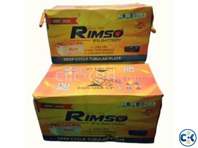 Rimso 6 RBT 200AH Tubular IPS Battery with 2 years Warranty | ClickBD large image 1