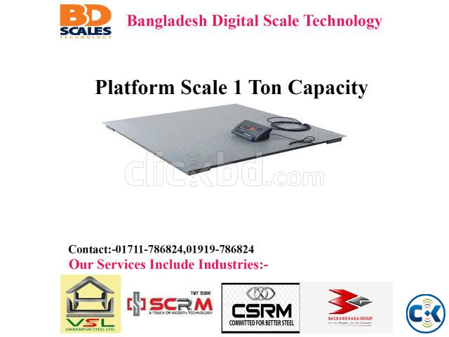 Digital Platform Scale 1 Ton Capacity-China  | ClickBD large image 0