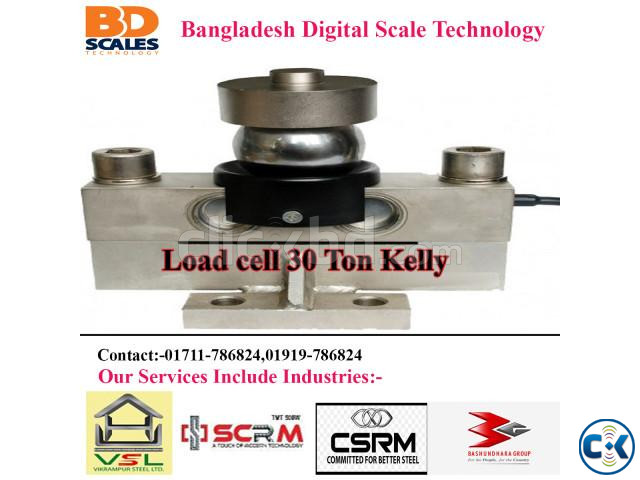 Load cell 30 Ton Capacity- Kelly | ClickBD large image 0