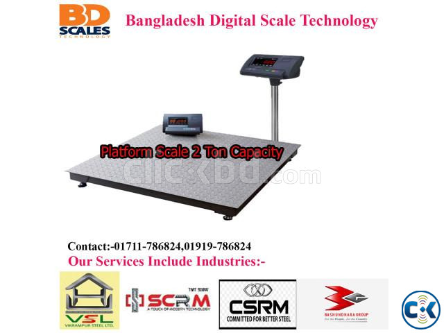 Digital Platform Scale 2 Ton Capacity | ClickBD large image 1