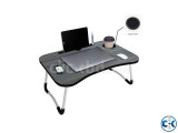 Foldable Laptop Stand Table With Drawer - Laptop Table
