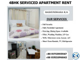 Furnished 4BHK Serviced Apartment RENT in Bashundhara R A