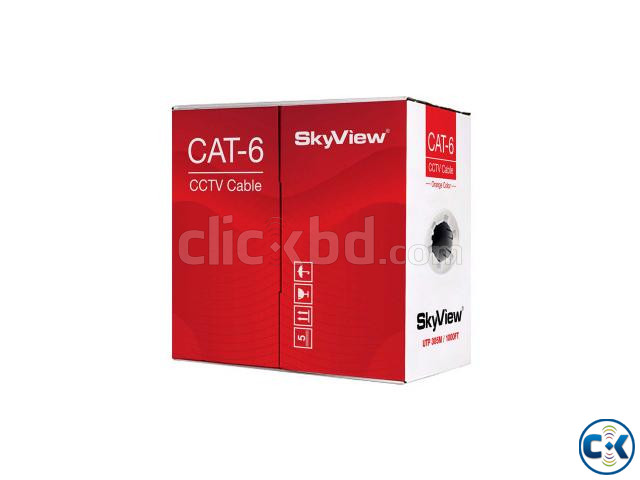 NEW SkyView Cat-6 UTP 305 Meter CCTV Network Orange Cable large image 4