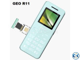 Geo R11 Mini Phone Touch Keypad Blue