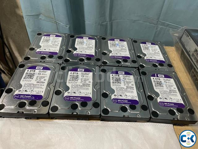 WD 4TB Purple Hard Drive. Made in Thailand. Used from abr large image 0
