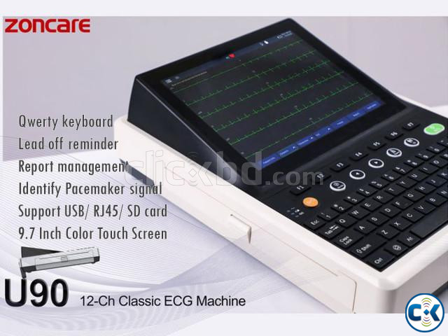 12-Channel ECG Machine U90 Zoncare  large image 0
