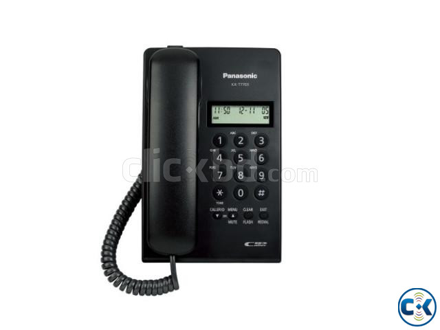 Panasonic Caller ID Desktop Telephone Set Kx-ts 7703 large image 0