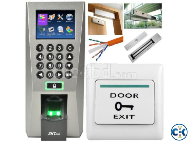 ZKTeco Biometric RFID Password Access Control Package large image 0