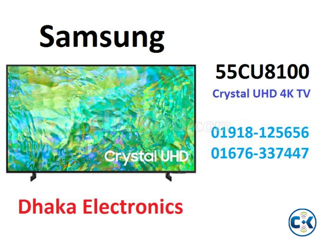 Samsung 55 inch CU8100 Crystal UHD 4K Smart TV large image 0