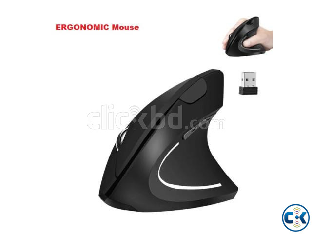 Ergonomic Wireless Mouse large image 0