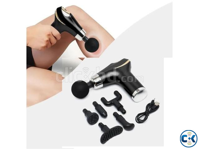 CY-002 Compact Power Body Massager With 6 Head large image 0