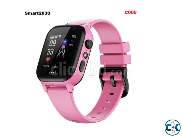 Smart2023 C005 GPS Calling Kids Watch With Camera Pink large image 0