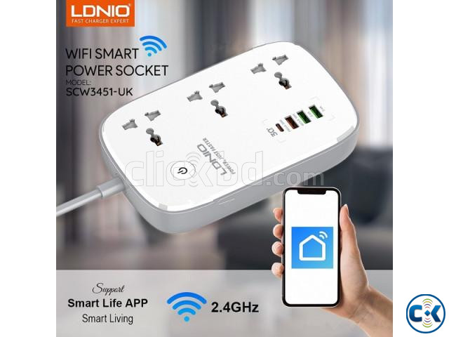 LDNIO WIFI Smart Power Strip PD 30W Apps Control large image 1