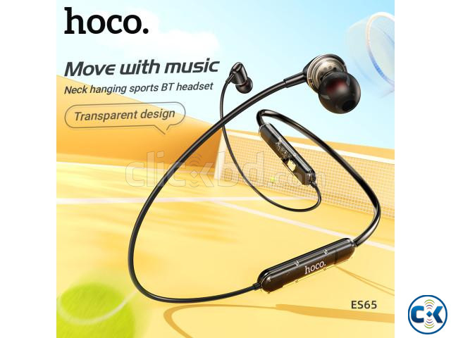 Hoco ES65 Crystal Sports Wireless Earphones Bluetooth V5.3 large image 4