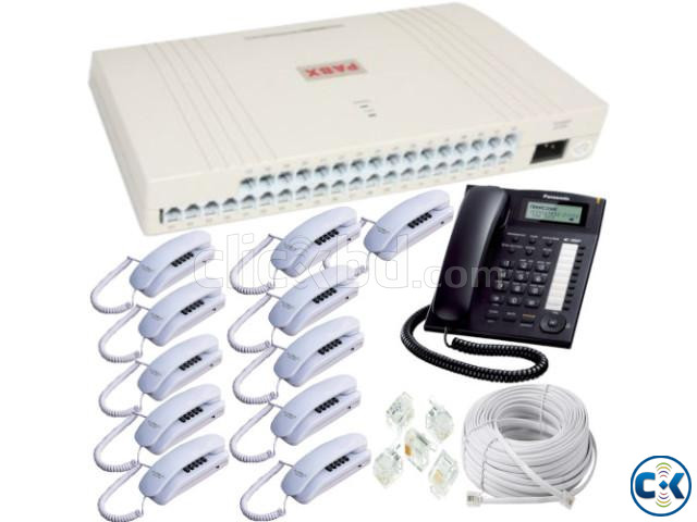 PABX System 12-Line 12 Telephone Intercom Package in bd large image 0