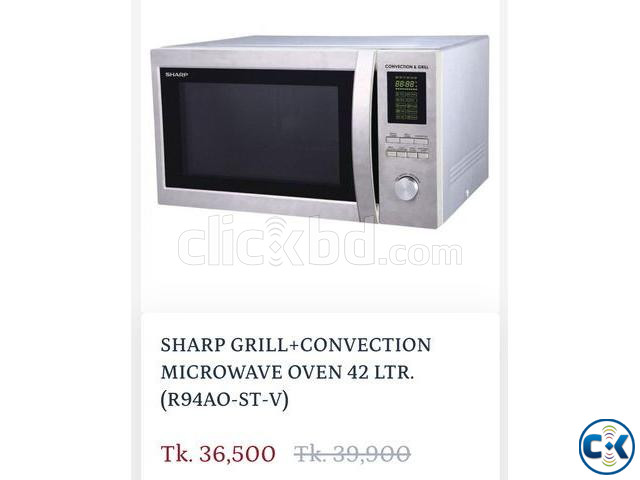 Sharp Grill Convection Microwave Oven R-94A0-ST-V 42 Litres large image 0