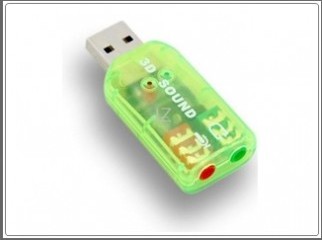 Brand New USB 3D Sound Card