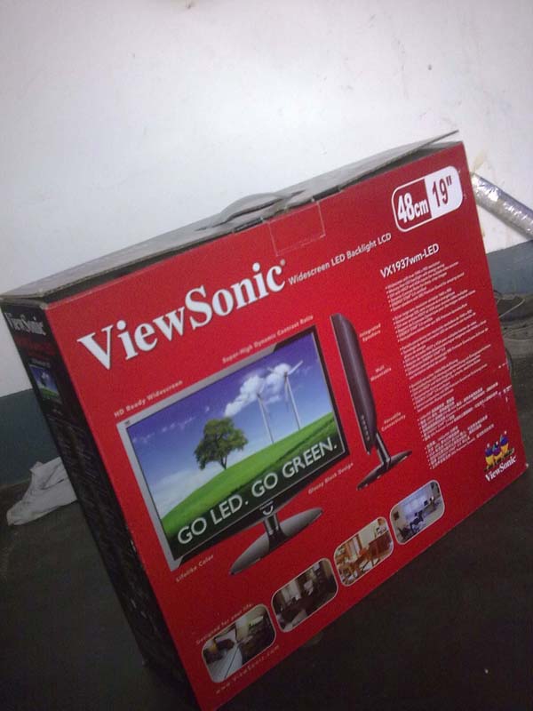 Viewsonic VX1937WM-LED 19 Widescreen Analog- DVI large image 1