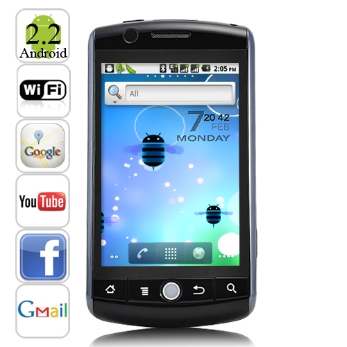High Quality Dual SIM Android 2.2 large image 0