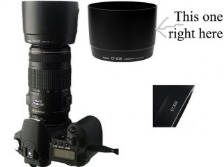 Canon 70-300 IS USM lens hood ET-65B for sell