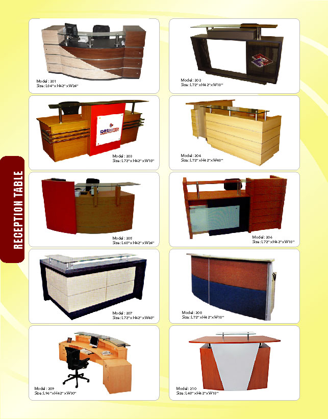 Receiption Table Office Partition Interior Decoration | ClickBD large image 0