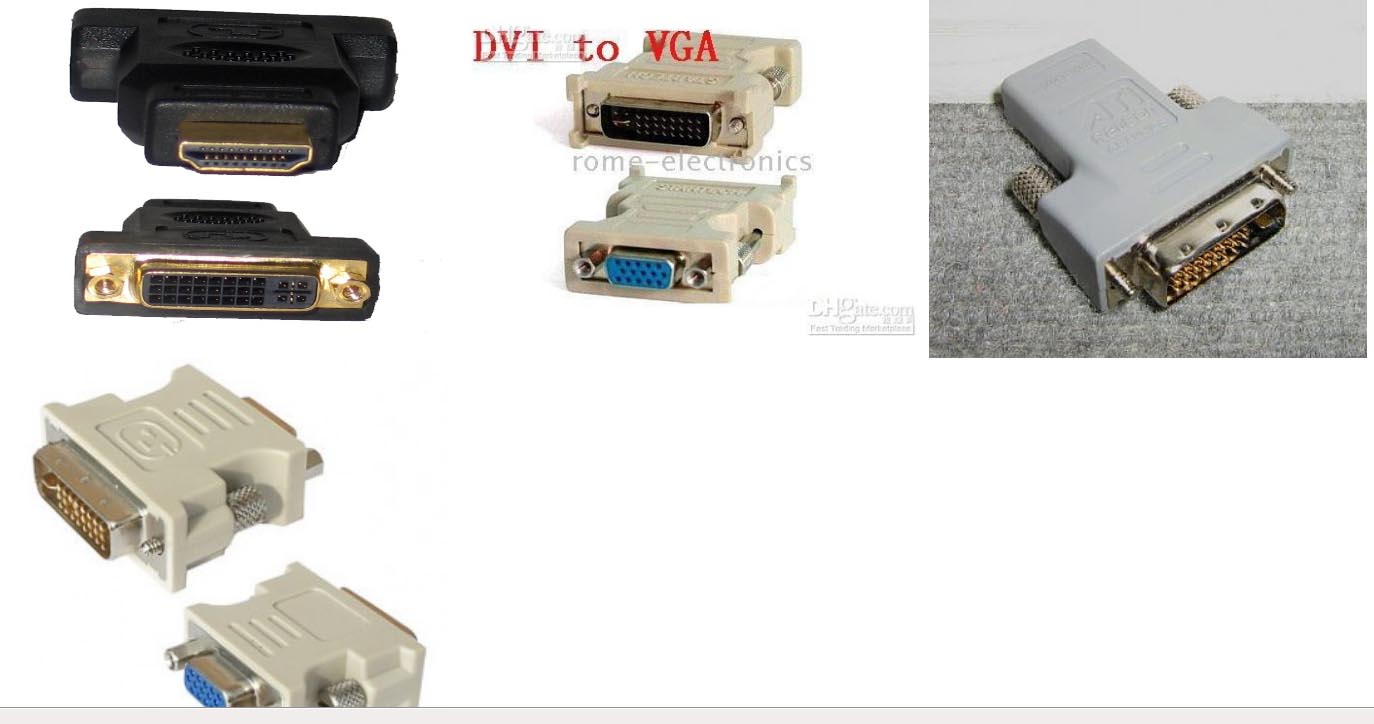 DVI VGA HDMI Original Converter of ATI or NVIDIA large image 0