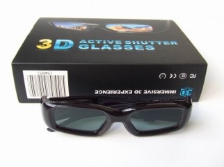 3D GLASS POLARIZED LENSE.FOR REAL 3D COLOR LCD LED
