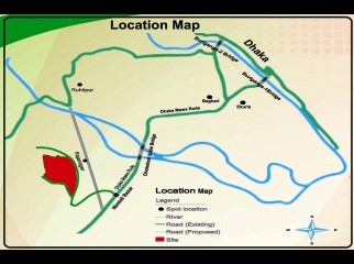 Land plot for sale for Bagan bari resort banglo
