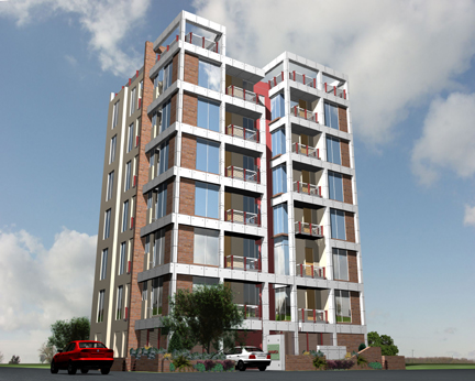 1110 sft Apartment Badda Dhaka large image 0