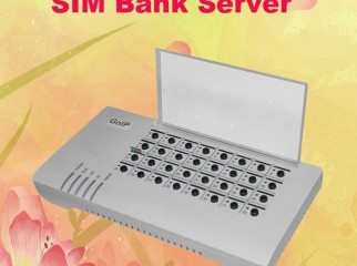 NEW product 32 port gsm remote sim bank server work for goip