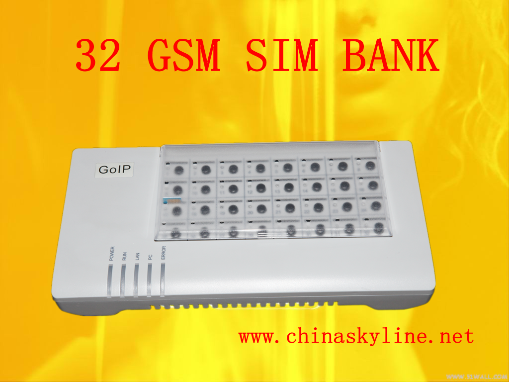 32 GSM SIM cards REMOTE CONTROL for GSM VOIP GATEWAY large image 1