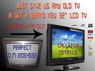 Exchange Your Old TV With a Brand new 32 PANASONIC LED TV