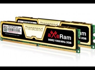 4Gb Transcend aXeRam PC2-8500 DDR2 1066MHz 