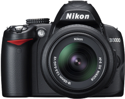 Nikon D3000 DSLR large image 0