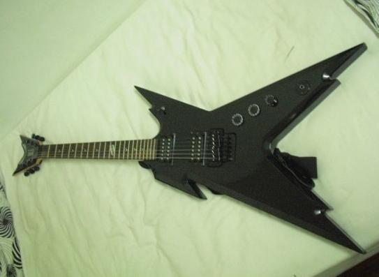 Dean Razorback DB Electric Guitar With Floyd Rose for sale large image 0
