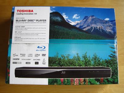 Toshiba bluray player with international warranty large image 0
