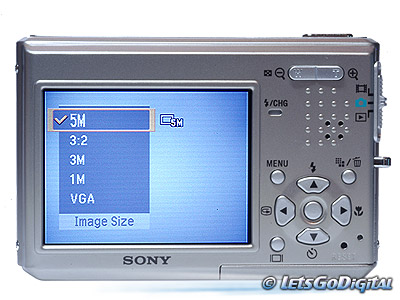 Sony Cybershot DSC-T1 5MP Digital Camera large image 1