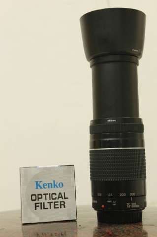 Non Af Canon 75 300 Lens With Filter And Hood 6500 Taka Clickbd