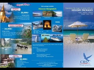CBS HOLIDAYS are offering very attractive tour packages.