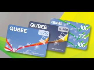 Qubee Prepay 600tk card for 500 tk