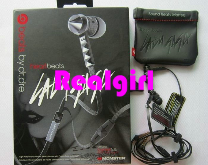 With Mic Monster Heart Beats Earphone Dr. Dre Headphone large image 2