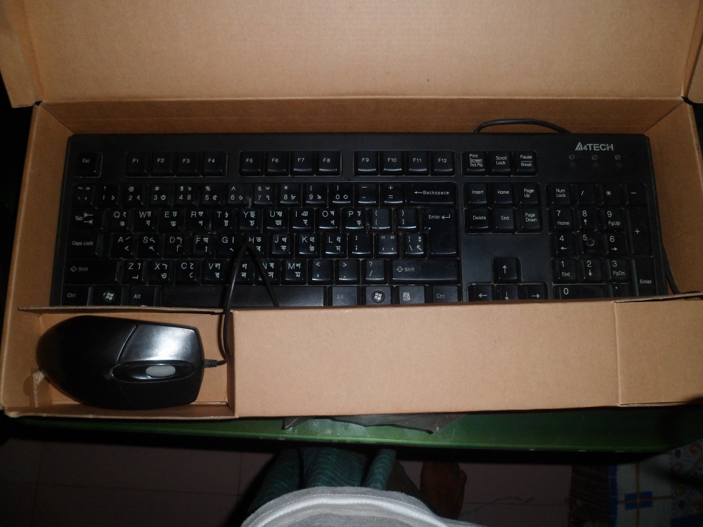 A4TECH USB Keyboard Mouse for Sale large image 0