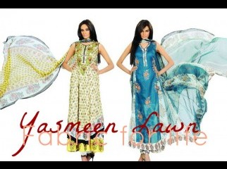 Yasmeen Couture Pakistani Lawn Fabric High Quality Fabri