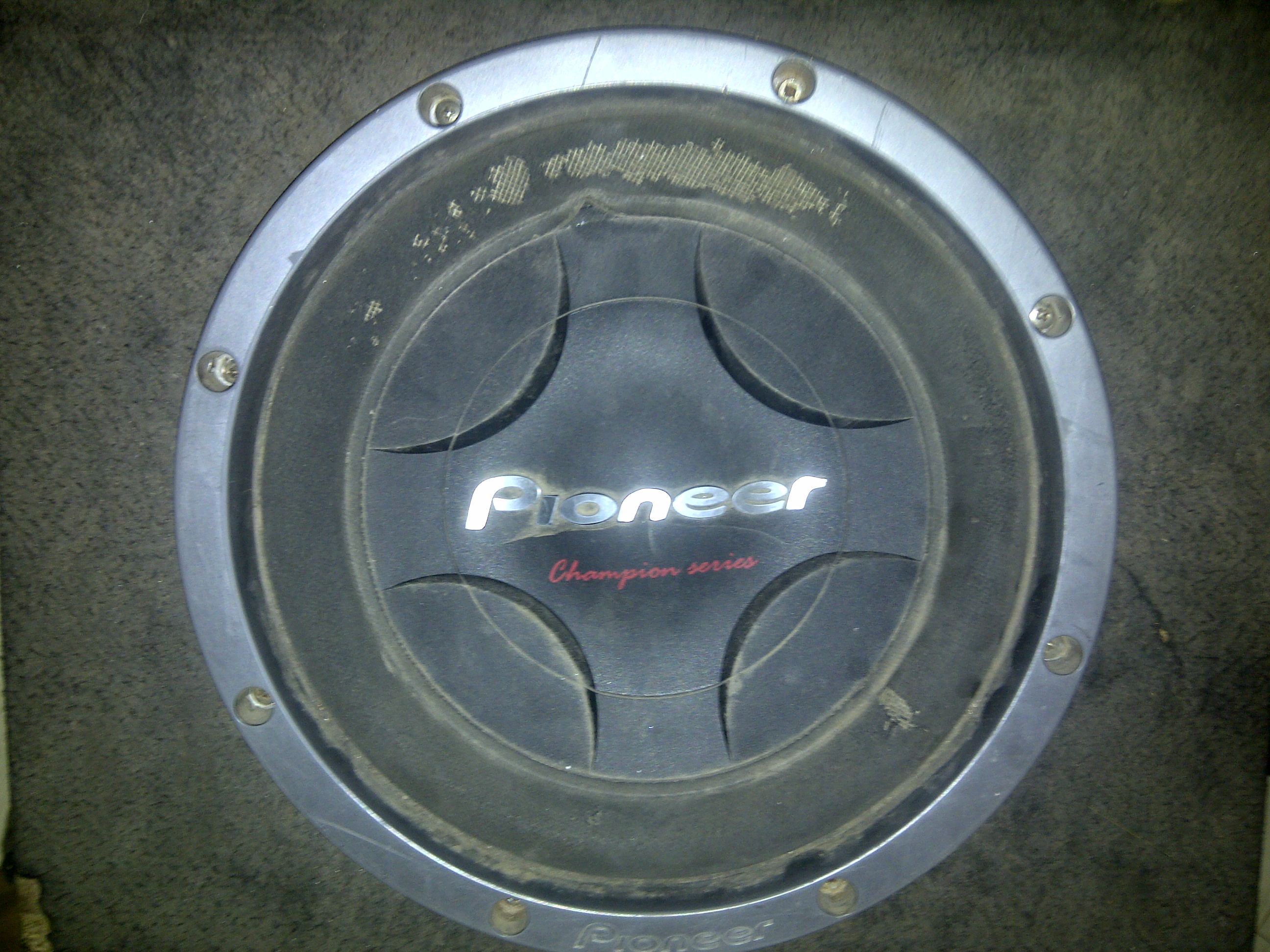 pioneer subwoofer apmlifire and capasitor...... large image 0