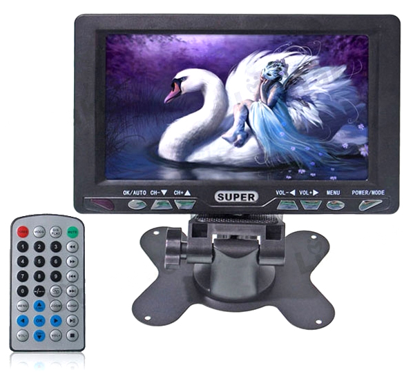 Portable 7.8 TFT LCD Color TV with Wide View Angle HD-VC78 large image 0