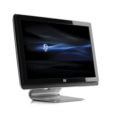 20 inch HP 2010f lcd monitor only 1 month used large image 0