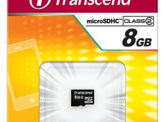 Transcend 8 G.B MicroSD MEMORY card with lifetime warranty