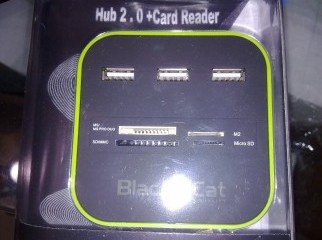 BLACK CAT USB CARD REDER HUB COMBO