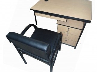 Computer table cum office executive desk with chair