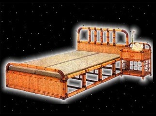 Cane Double Bed